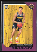 Michael Porter Jr. 2018 NBA Hoops Purple RC #254 Denver Nuggets