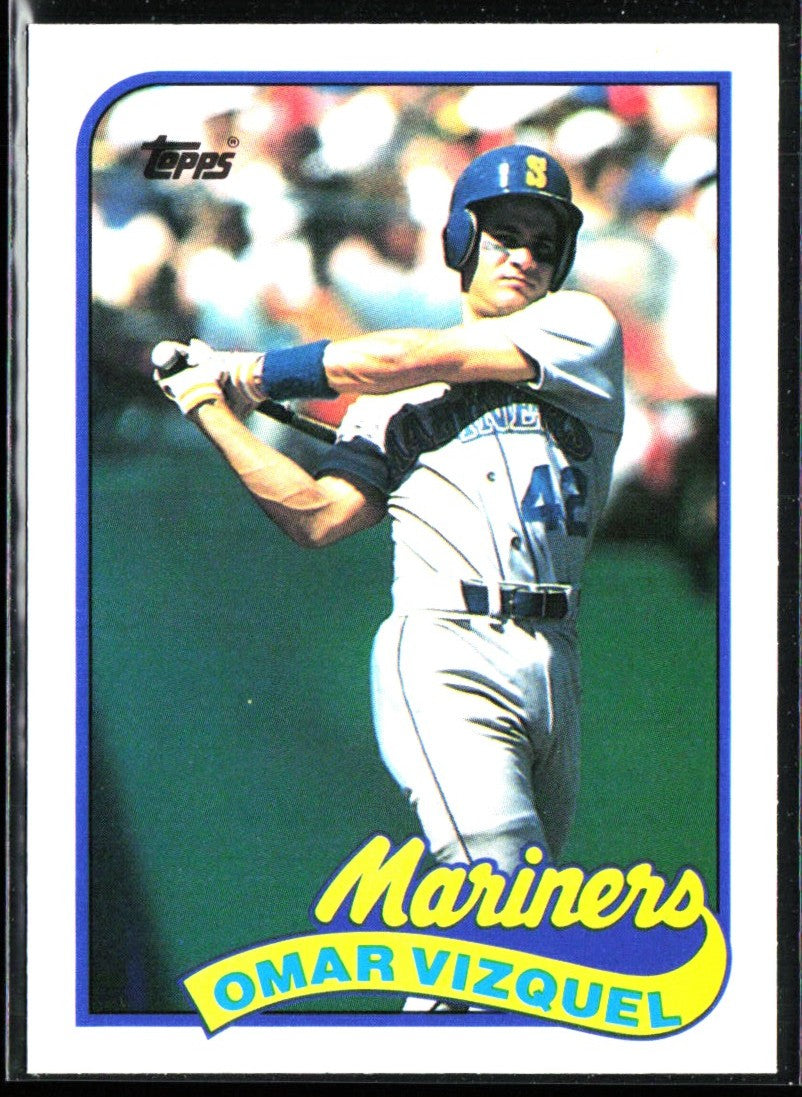 Omar Vizquel 1989 Topps Traded RC #122T Seattle Mariners