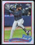 Junior Caminero 2024 Topps Chrome 1989 Design RC #89CB-15 Tampa Bay Rays