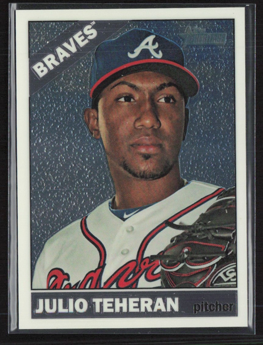Julio Teheran 2015 Topps Heritage Chrome /999 #THC-10 Atlanta Braves