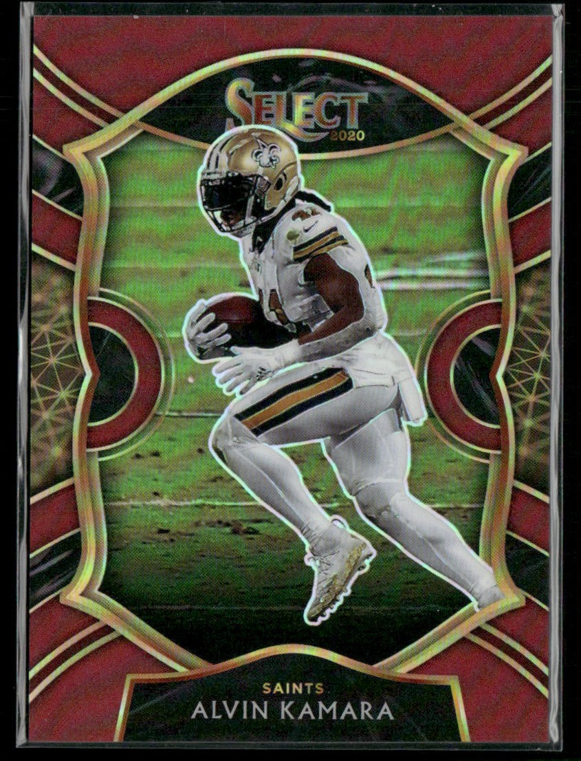 Alvin Kamara 2020 Panini Select Councourse Maroon Prizm /149 #35