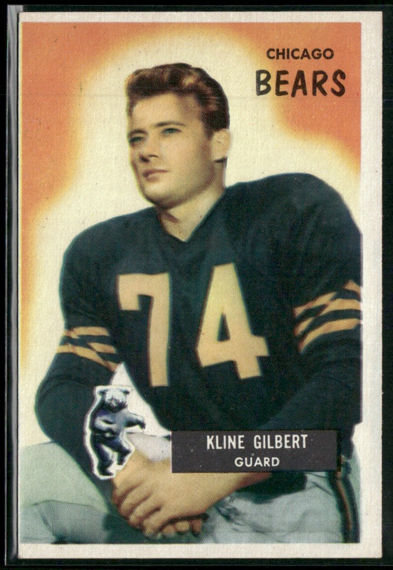Kline Gilbert 1955 Bowman #49 Chicago Bears