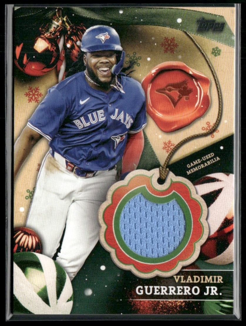 Vladimir Guerrero Jr. 2024 Topps Holiday Relics Jersey #RC-VG Toronto Blue Jays