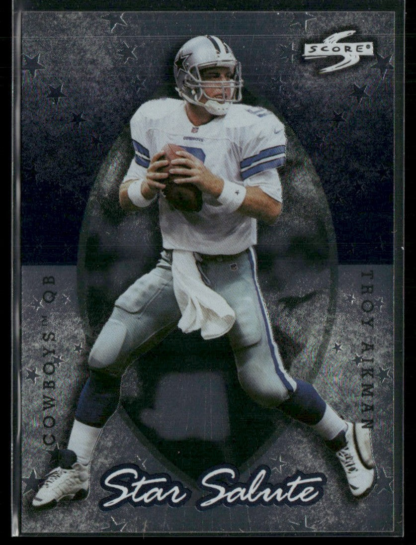 Troy Aikman 1998 Score Star Salute #18 Dallas Cowboys