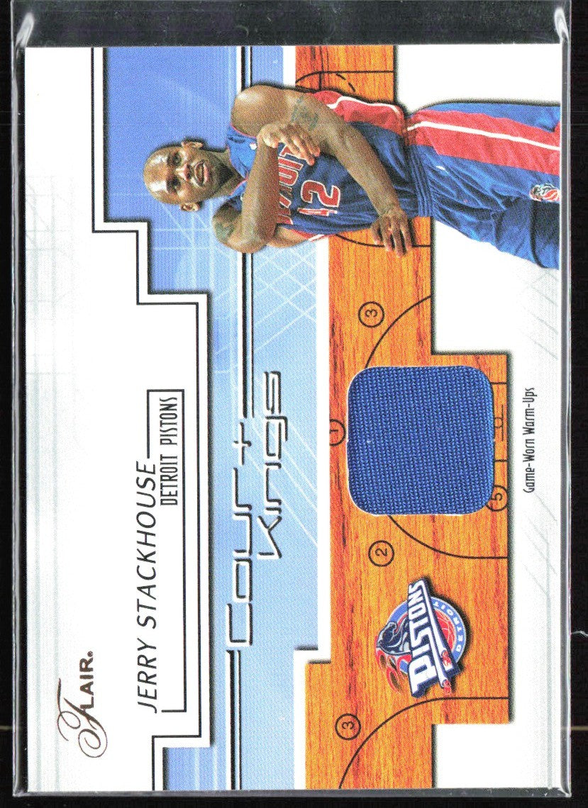 Jerry Stackhouse 2002 Flair Court Kings Jersey #CK-JS Detroit Pistons