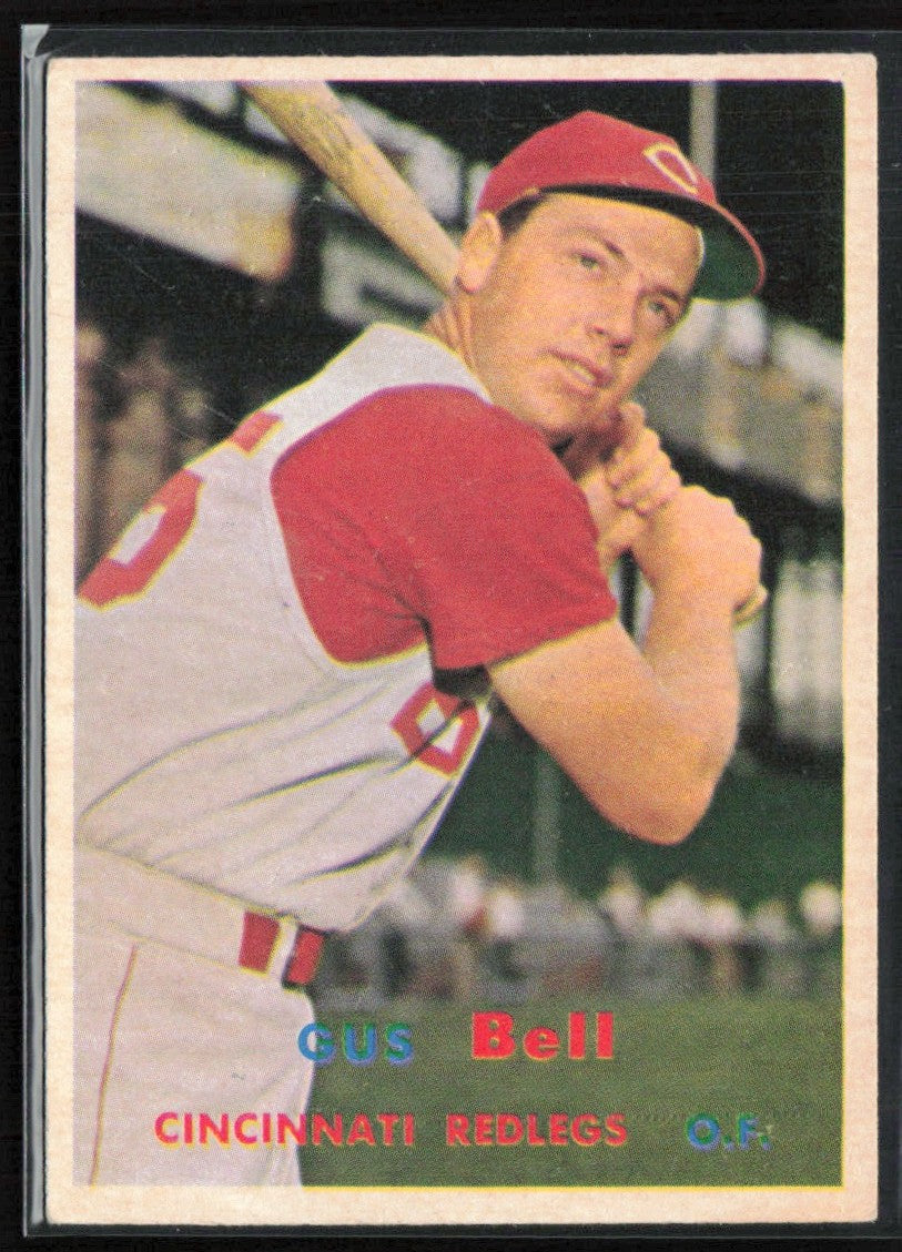 Gus Bell 1957 Topps #180 Cincinnati Reds