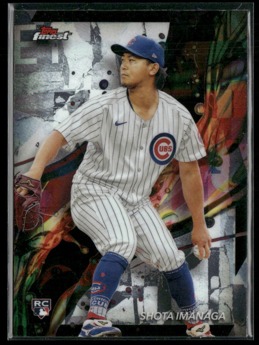 Shota Imanaga 2024 Topps Finest Common RC #45 Chicago Cubs