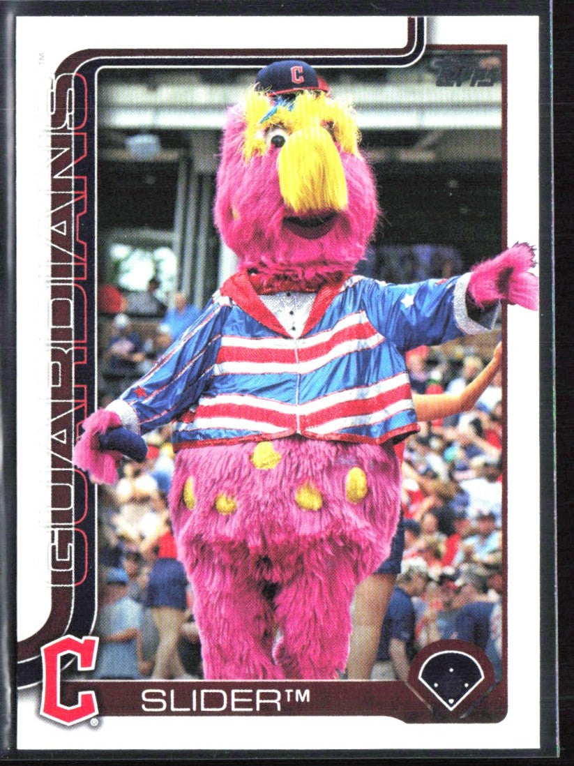 Slider 2025 Topps Mascots #M-8 Cleveland Guardians