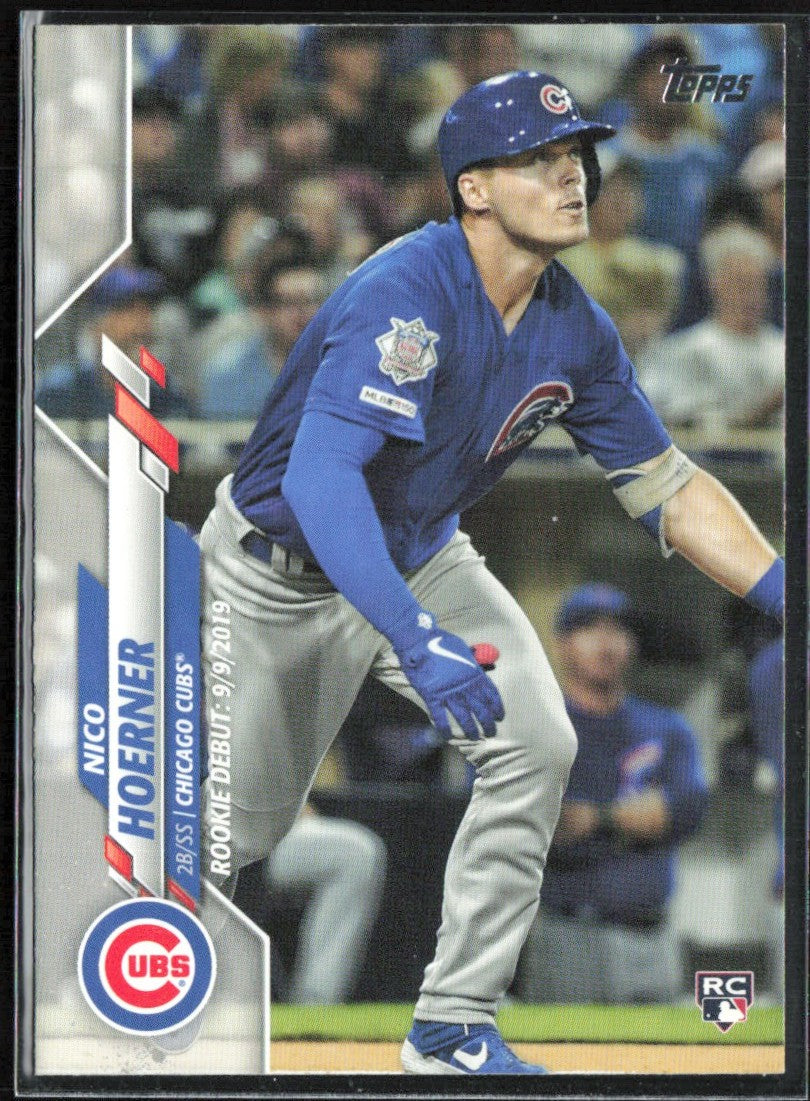 Nico Hoerner 2020 Topps Update RC #U-251 Chicago Cubs
