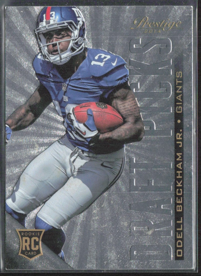 Odell Beckham Jr. 2014 Panini Prestige Draft Picks RC #DP15 New York Giants