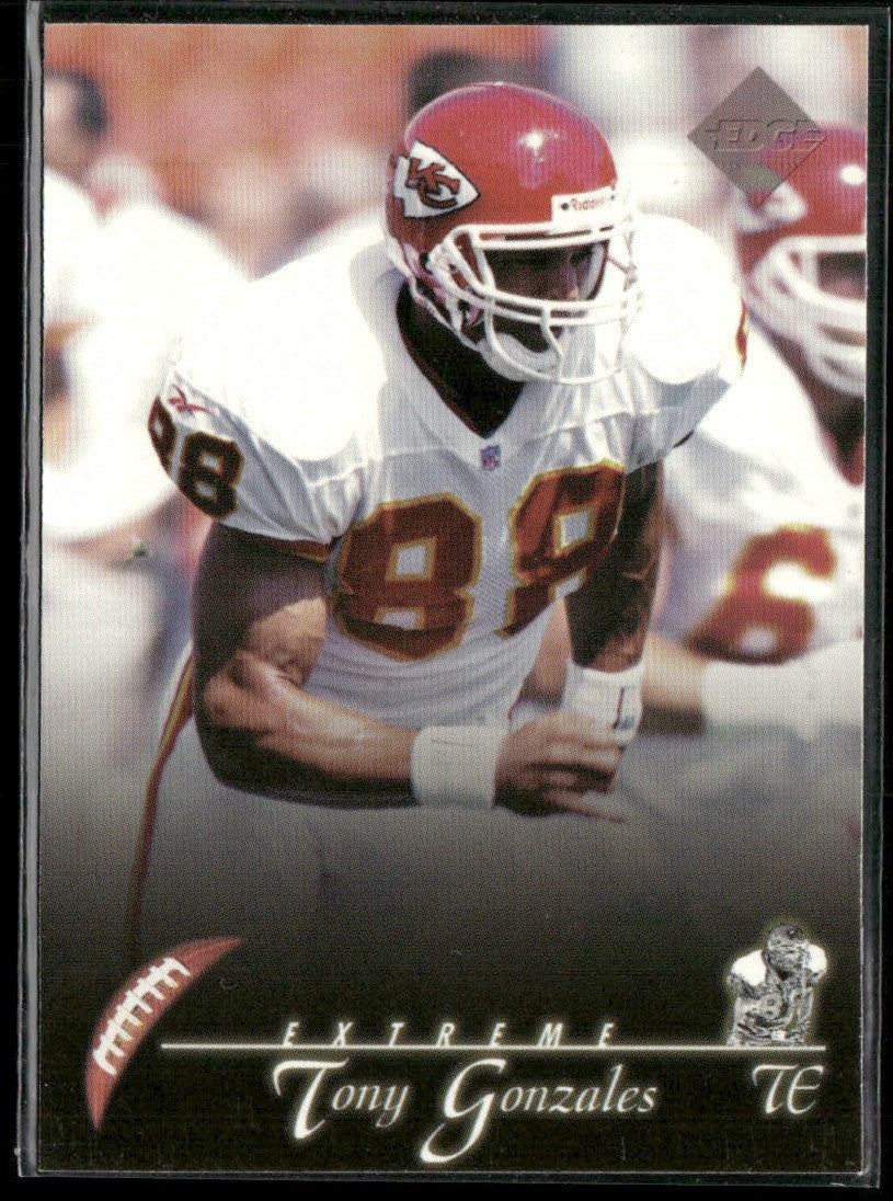 Tony Gonzalez 1997 Collector's Edge Extreme RC #80 Kansas City Chiefs
