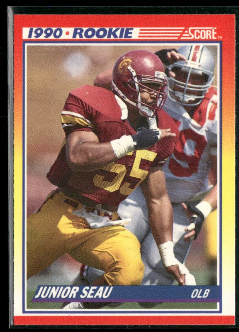 Junior Seau 1990 Score RC #302 USC Trojans