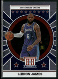 LeBron James 2021 Panini Chronicles Hometown Heroes #663 Los Angeles Lakers