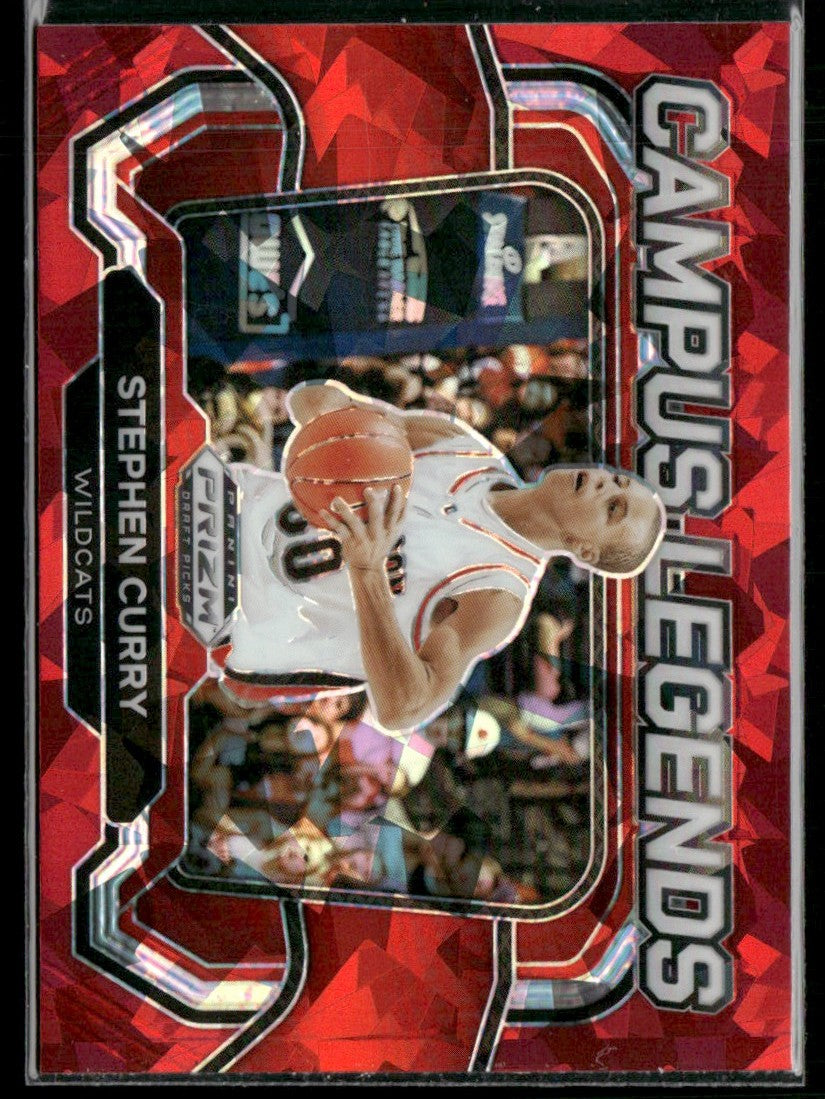 Stephen Curry 2024 Panini Prizm Draft Picks Campus Legends Red Ice #2