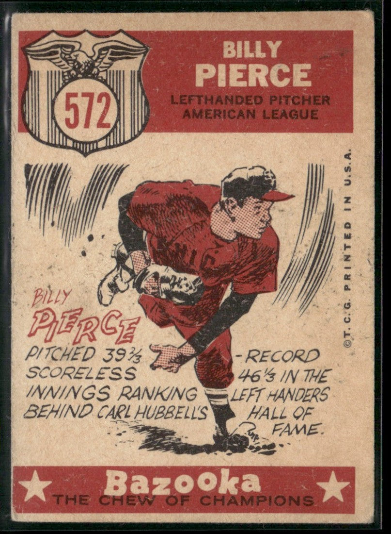 Billy Pierce 1959 Topps #572 Chicago White Sox