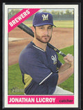 Jonathan Lucroy 2015 Topps Heritage SP #445 Milwaukee Brewers