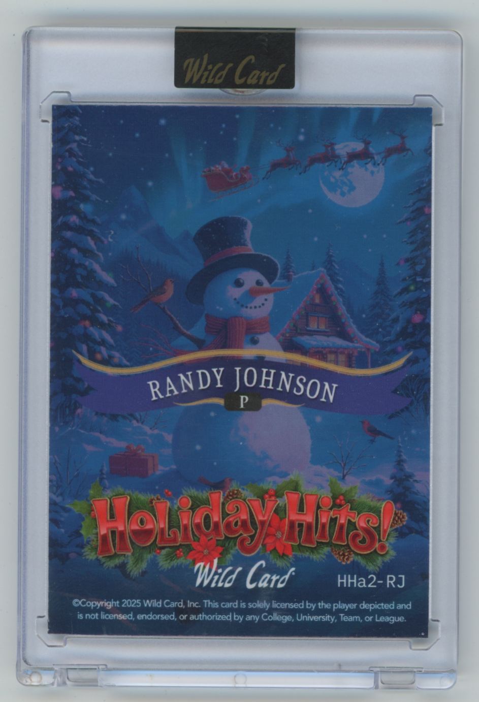Randy Johnson 2025 Wild Card Holiday Hits /4 #HHA2-RJ