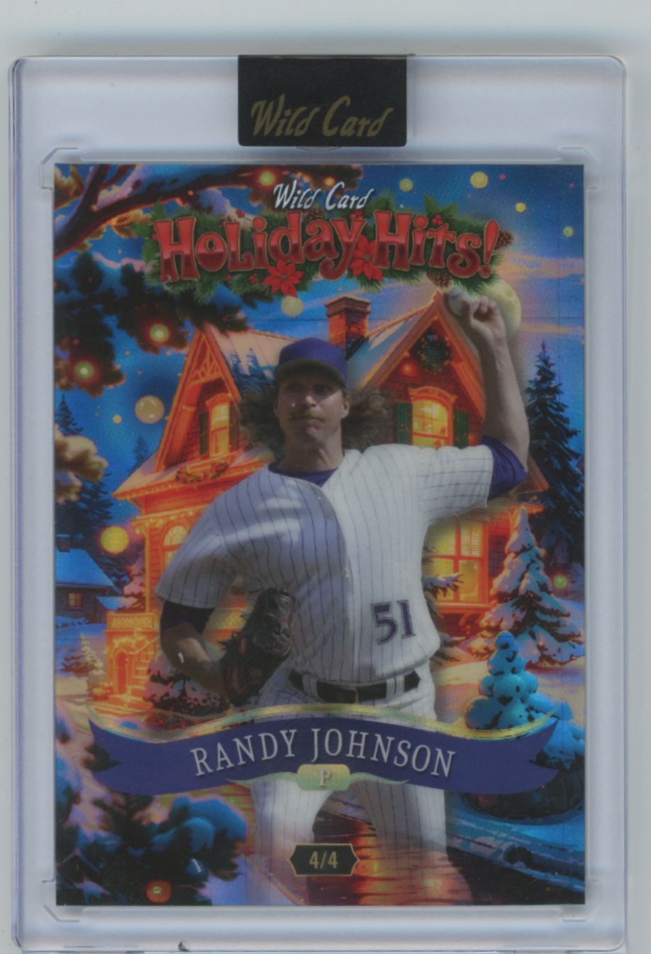 Randy Johnson 2025 Wild Card Holiday Hits /4 #HHA2-RJ