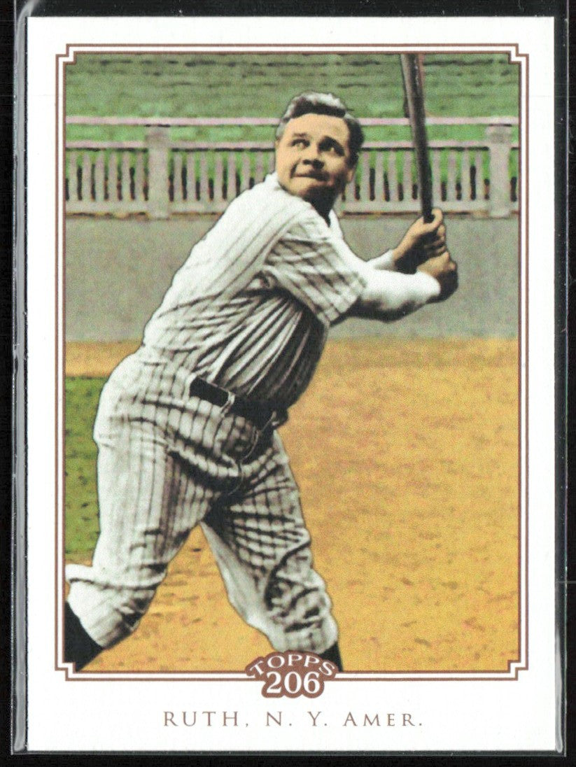 Babe Ruth 2010 Topps 206 #185 New York Yankees