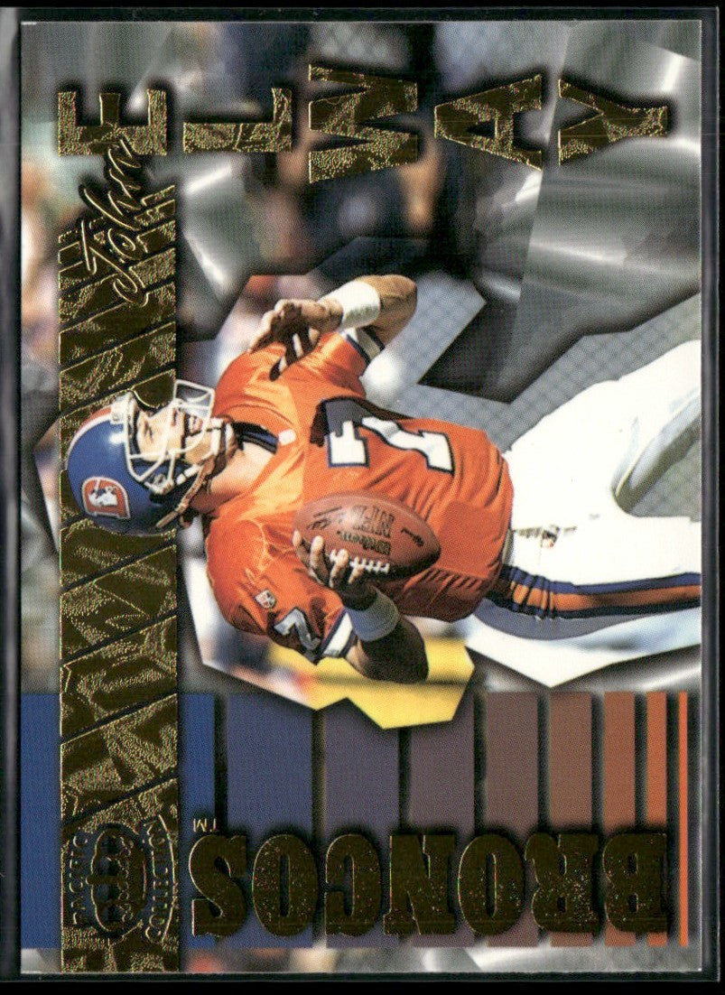 John Elway 1996 Pacific Gems of the Crown #GC-15 Denver Broncos
