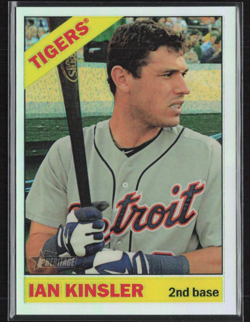 Ian Kinsler 2015 Topps Heritage Chrome Refractor /566 #THC-457 Detroit Tigers