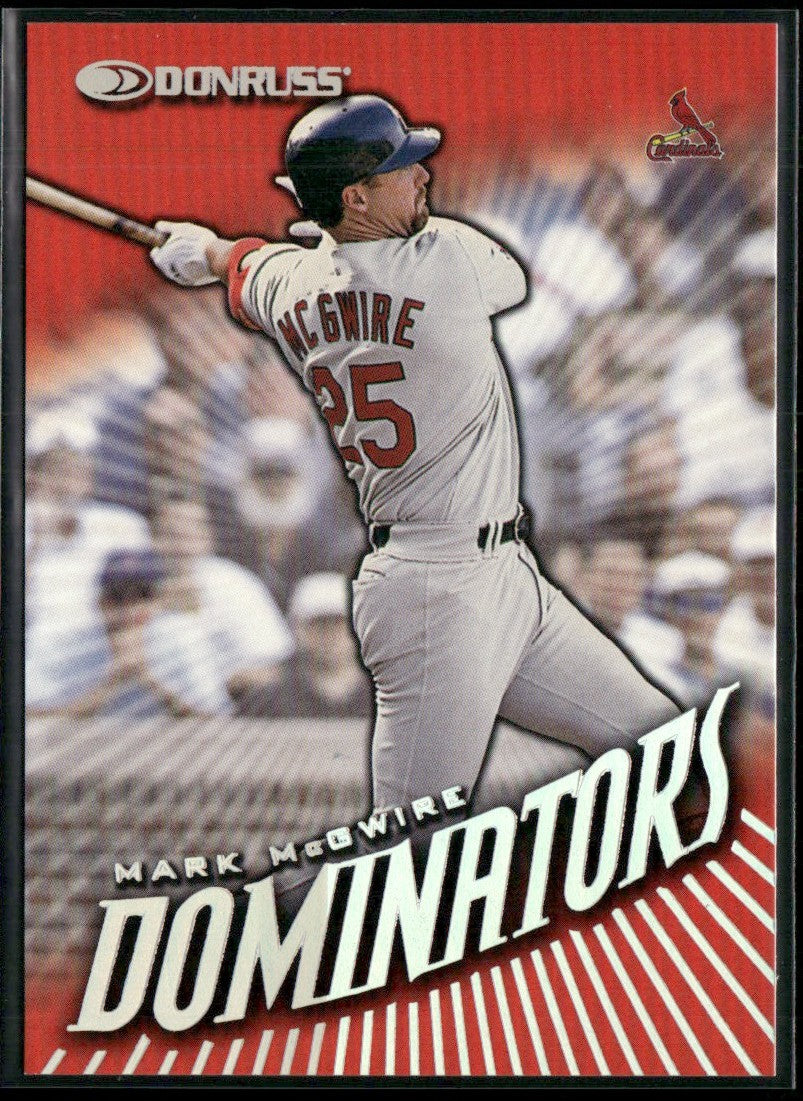 Mark McGwire 1998 Donruss Dominators #11 St. Louis Cardinals