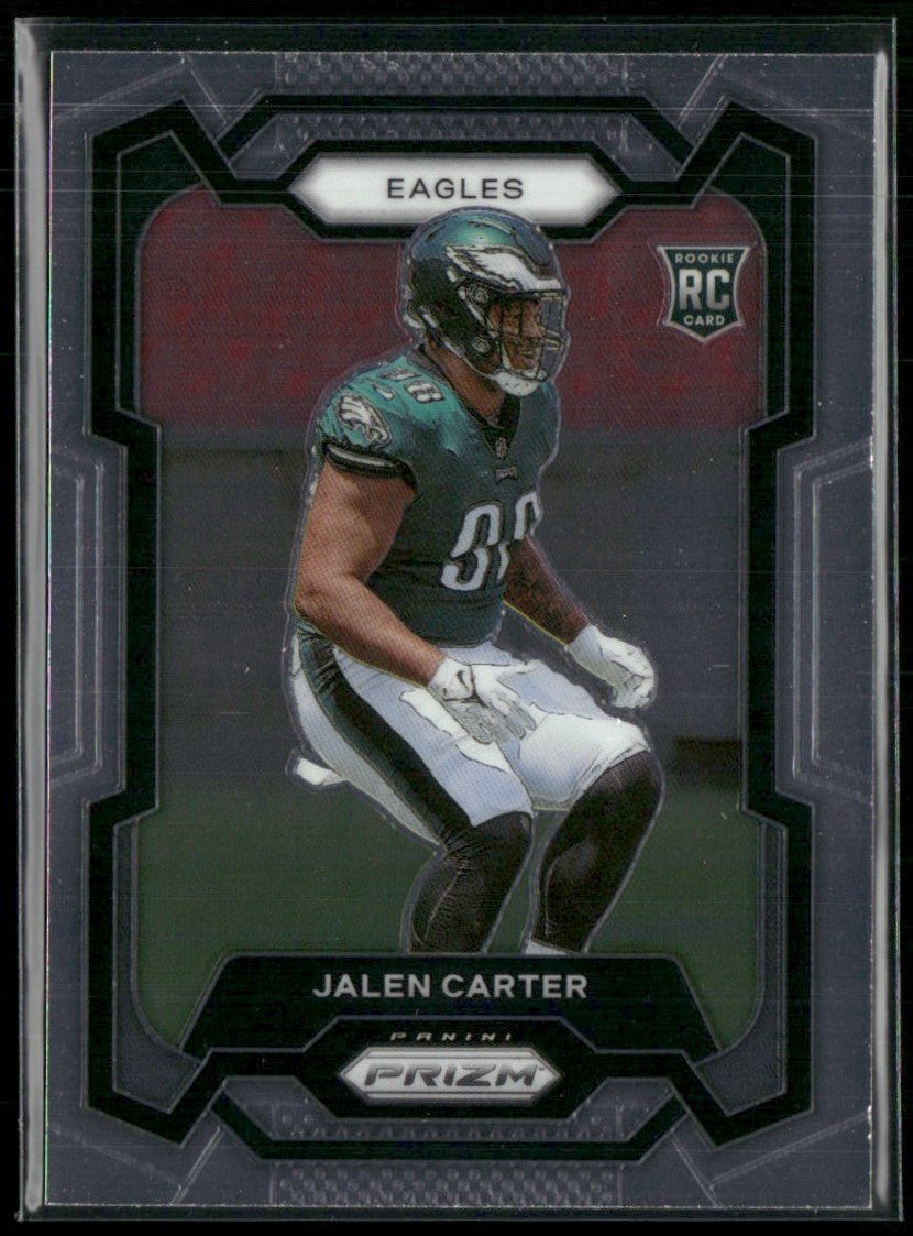 Jalen Carter 2023 Panini Prizm RC #381 Philadelphia Eagles