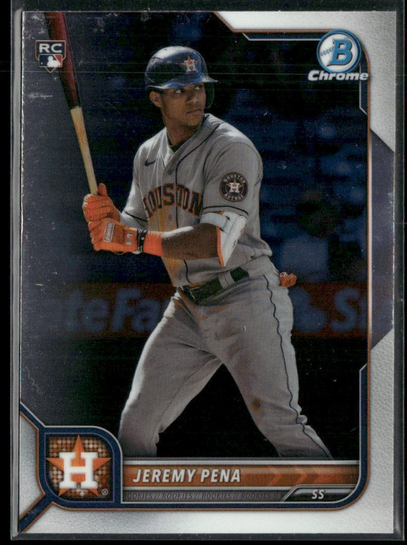 Jeremy Pena 2022 Bowman Chrome RC #35 Houston Astros