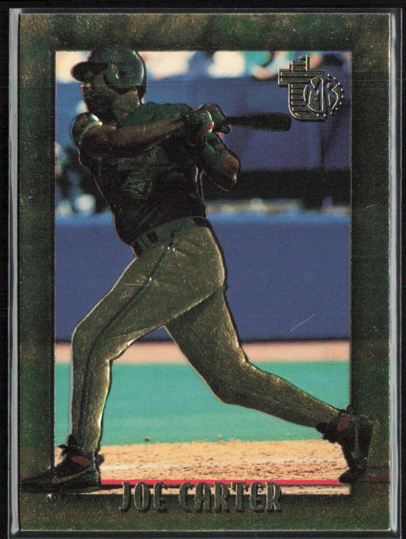 Joe Carter 1995 Topps Embossed Golden Idols #133 Toronto Blue Jays
