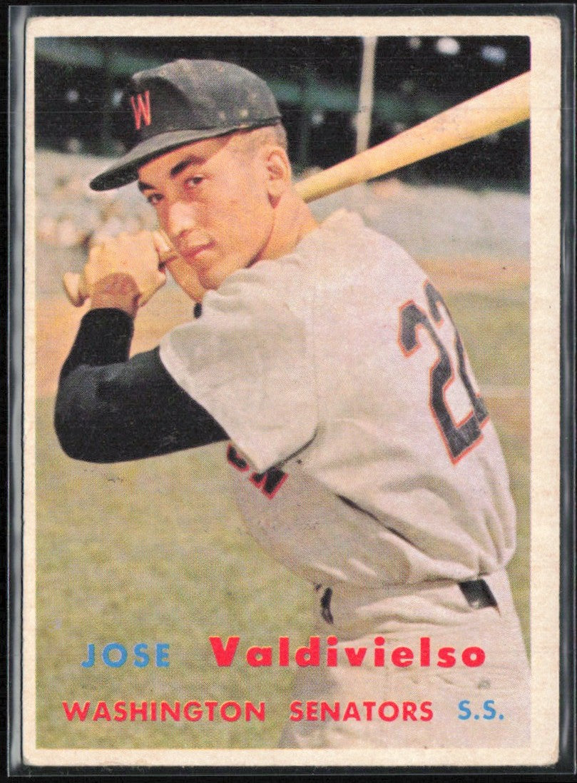 Jose Valdivielso 1957 Topps #246 Washington Senators