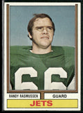 Randy Rasmussen 1974 Topps #306 New York Jets
