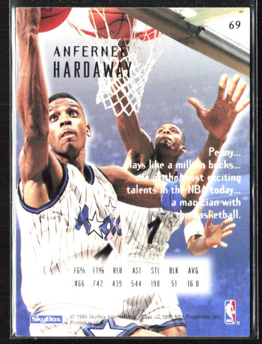 Anfernee Hardaway 1994 SkyBox E-Motion #69 Orlando Magic