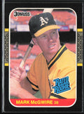 Mark McGwire 1987 Donruss RC #46 Oakland Athletics