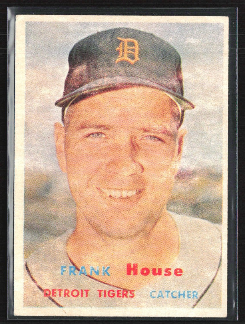 Frank House 1957 Topps #223 Detroit Tigers