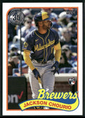Jackson Chourio 2024 Topps Update 1989 RC #89US-44 Milwaukee Brewers