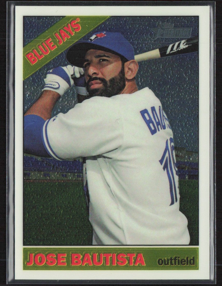 Jose Bautista 2015 Topps Heritage Chrome /999 #THC-444 Toronto Blue Jays