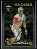 Jackson Merrill 2024 Topps Chrome Update RC #USC153 San Diego Padres