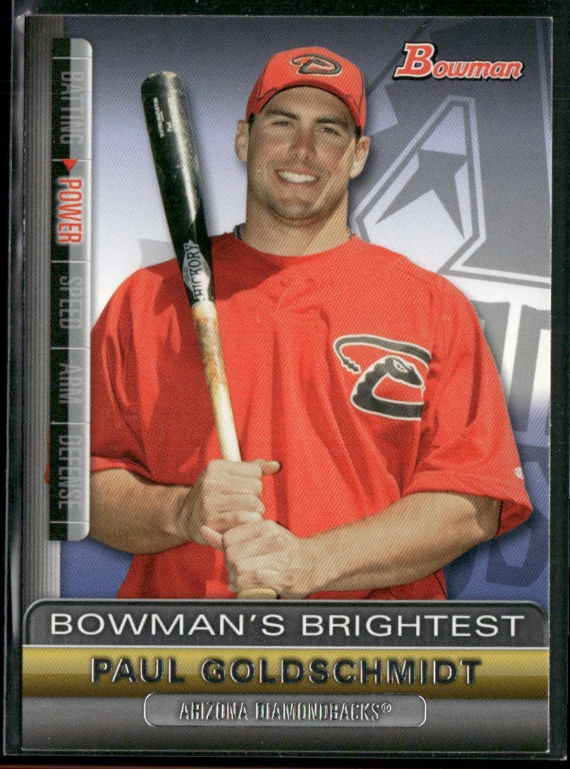 Paul Goldschmidt 2012 Bowman's Brightest #BBR4 Arizona Diamondbacks
