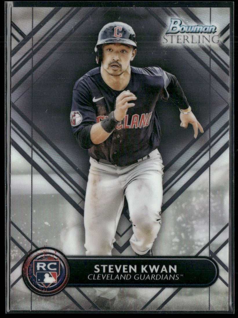Steven Kwan 2022 Bowman Sterling RC #BSR-3 Cleveland Guardians