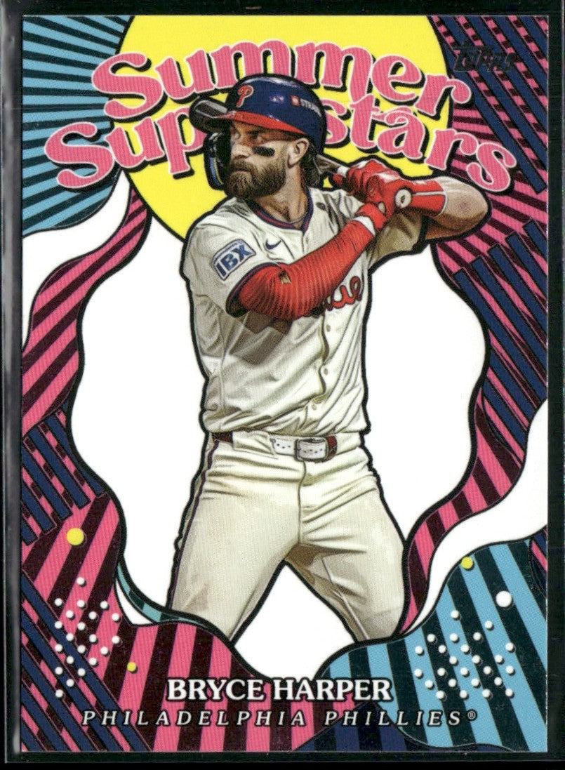 Bryce Harper 2025 Topps Summer Superstars #SS-31 Philadelphia Phillies