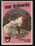 Moe Drabowsky 1959 Topps #407 Chicago Cubs