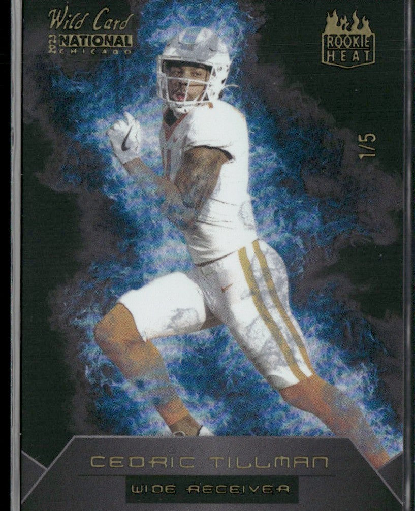 Cedric Tillman 2023 Wild Card National RC /5 #RHN-7 Tennessee Volunteers