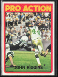 John Riggins 1972 Topps Pro Action #126 New York Jets
