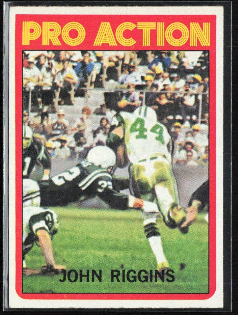 John Riggins 1972 Topps Pro Action #126 New York Jets