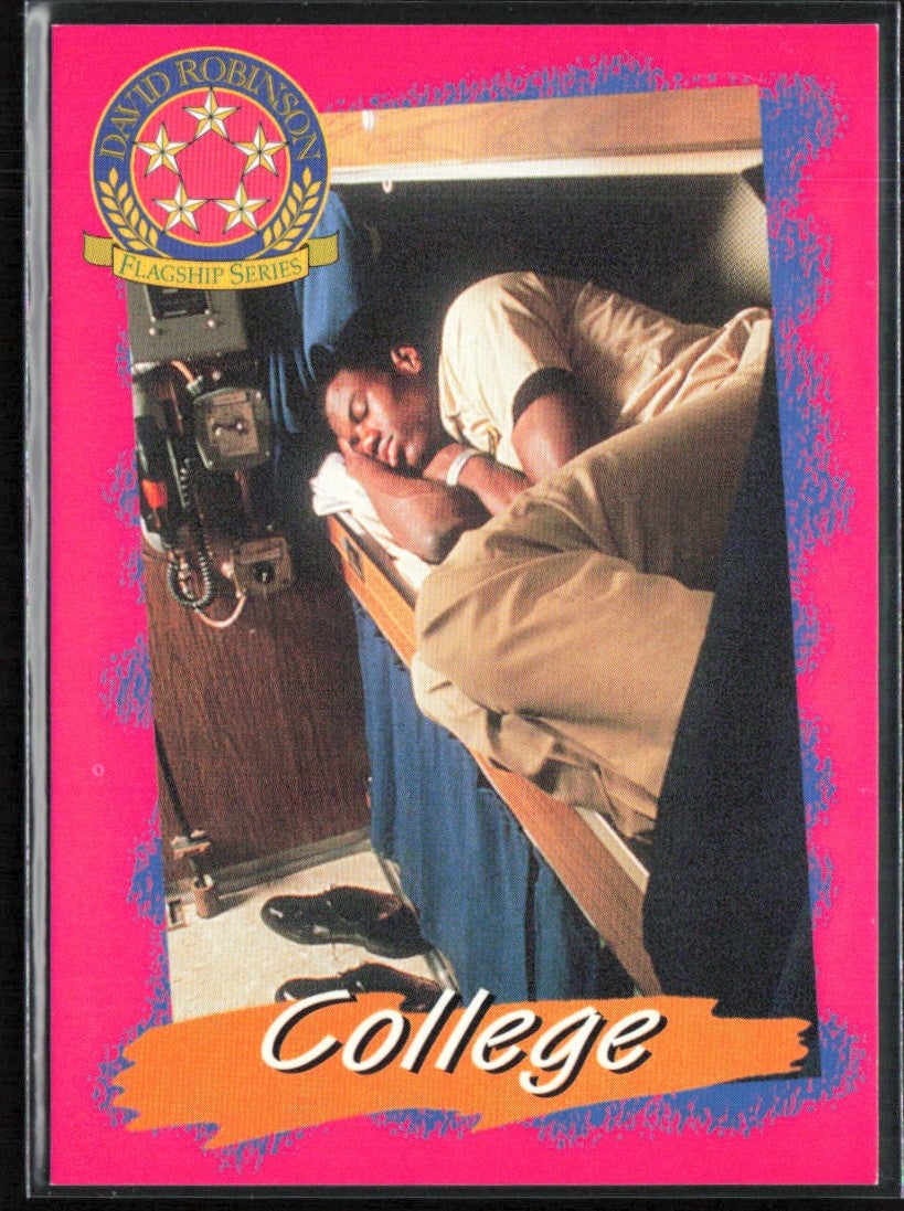 David Robinson 1992 SkyBox David Robinson Flagship Series College #R3 Navy