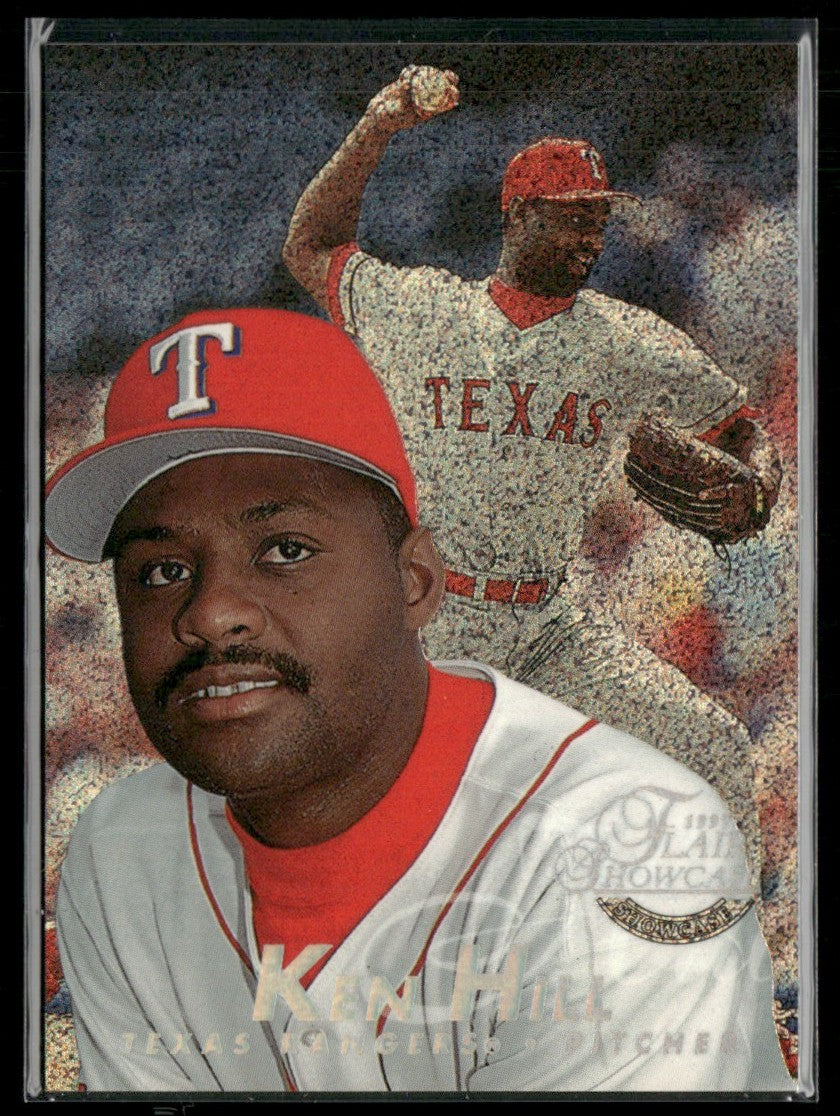 Ken Hill 1997 Fleer Skybox Showcase Row 0 #144 Texas Rangers