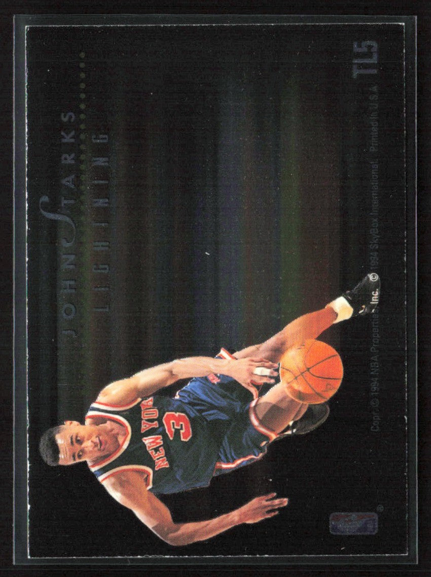 Ewing Starks 1993 SkyBox Premium Thunder Lightning #TL5 New York Knicks