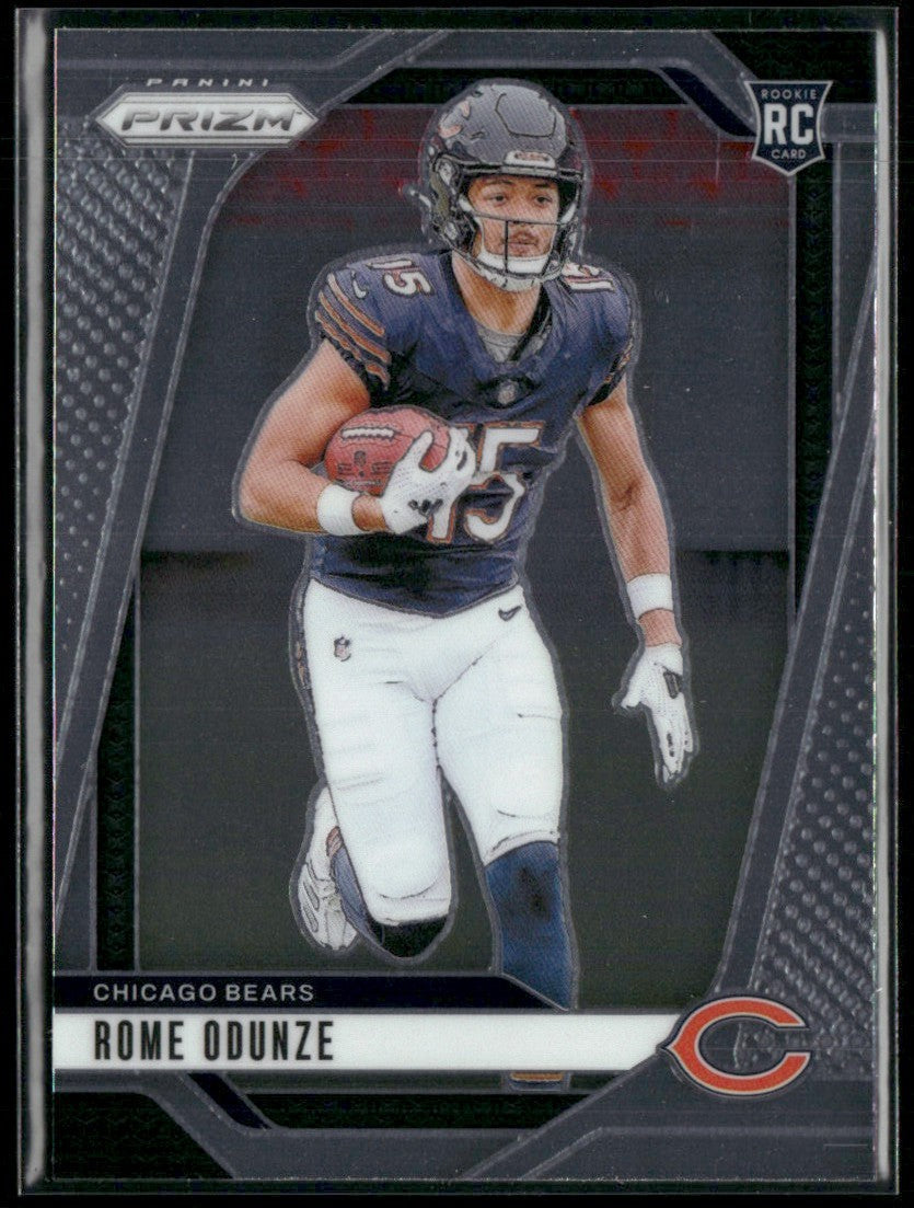 Rome Odunze 2024 Panini Prizm RC #385 Chicago Bears