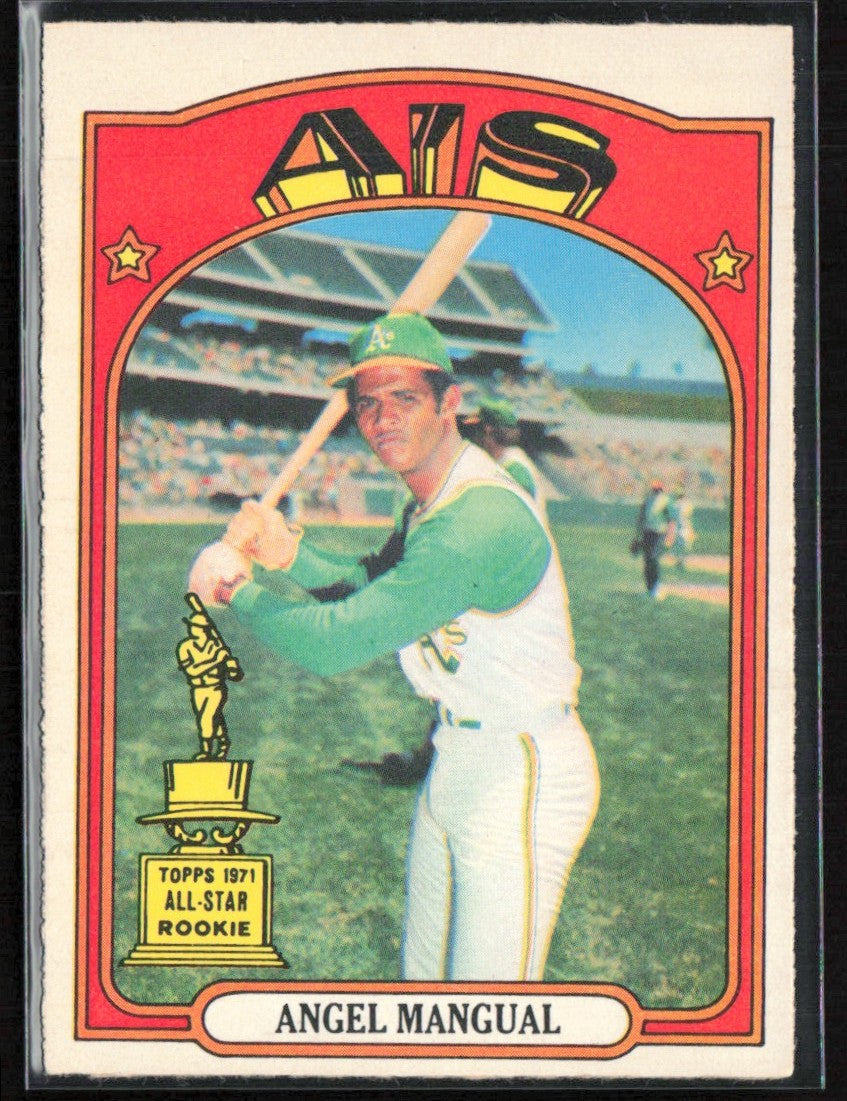 Angel Mangual 1972 O-Pee-Chee #62 Oakland Athletics