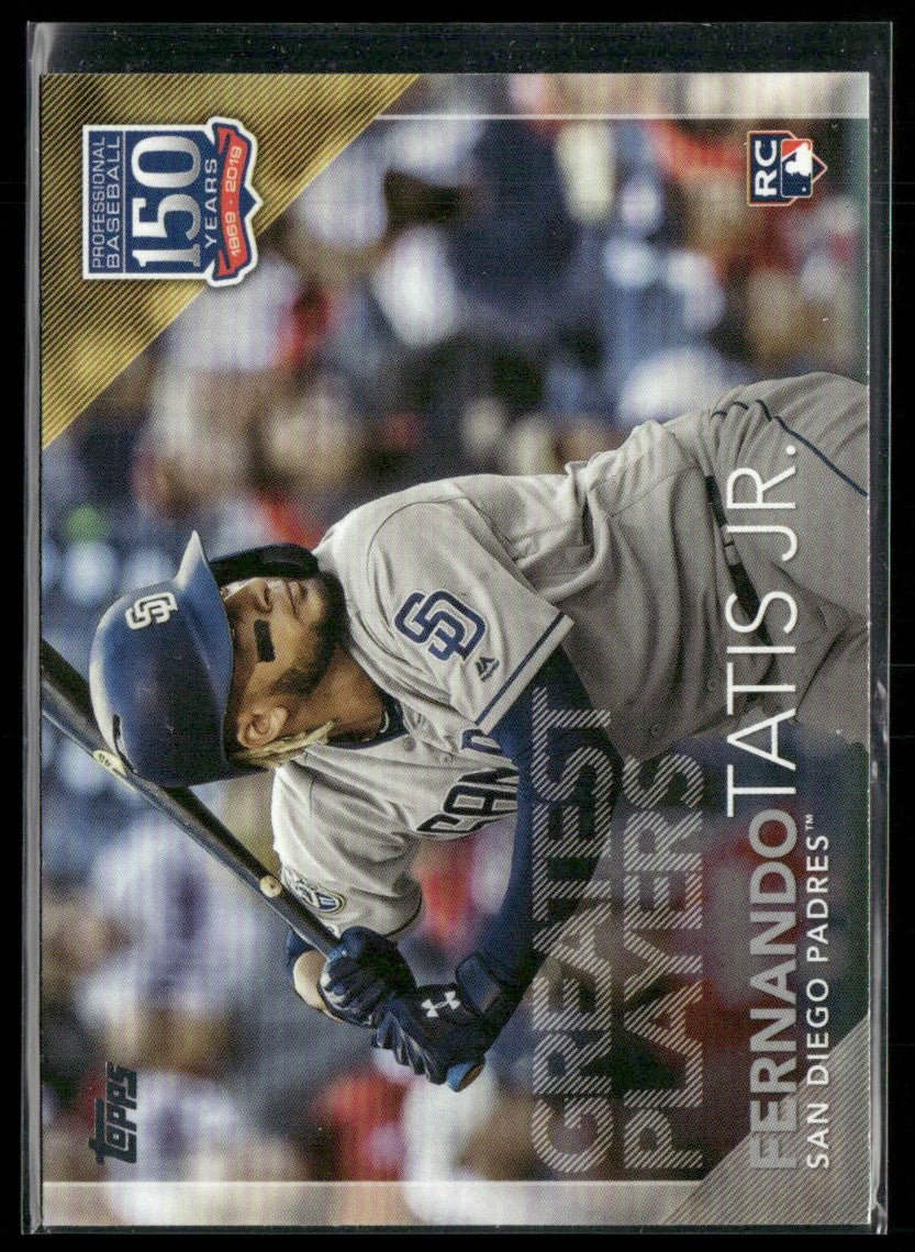 Fernando Tatis Jr. 2019 Topps Update 150 Years #150-14 San Diego Padres